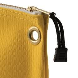 Klein Tools 5539LYEL Zipper Bag, Large Canvas Tool Pouch, 18-Inch, Yellow - Image 2