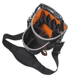 Klein Tools 55419SP-14 Tool Bag, Tradesman Pro Shoulder Pouch, 14 Pockets, 10-Inch - Image 2