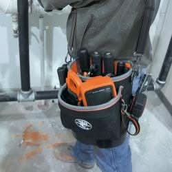 Klein Tools 55419SP-14 Tool Bag, Tradesman Pro Shoulder Pouch, 14 Pockets, 10-Inch - Image 3
