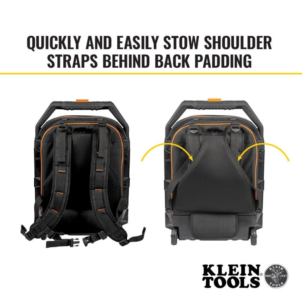 Klein Tools 55604 Rolling Tool Backpack - Image 3