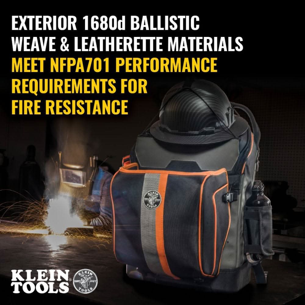 Klein Tools 55663 Welding Helmet Pocket for Ironworker and Welder Backpack - Image 3