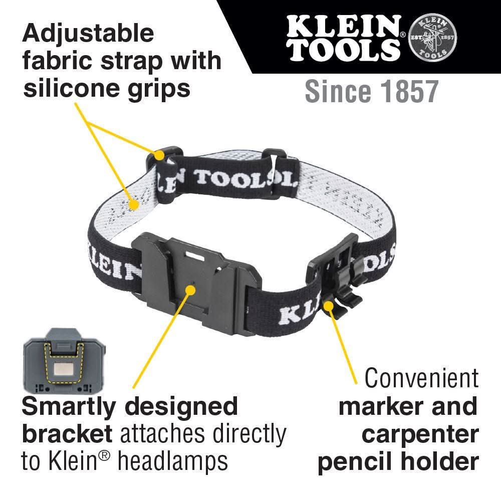 Klein Tools 56060 Headlamp Bracket with Fabric Strap - Image 2