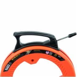 Klein Tools 56335 Wide Steel Fish Tape, 1/4-Inch x 25-Foot - Image 2