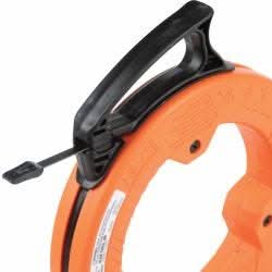Klein Tools 56335 Wide Steel Fish Tape, 1/4-Inch x 25-Foot - Image 3