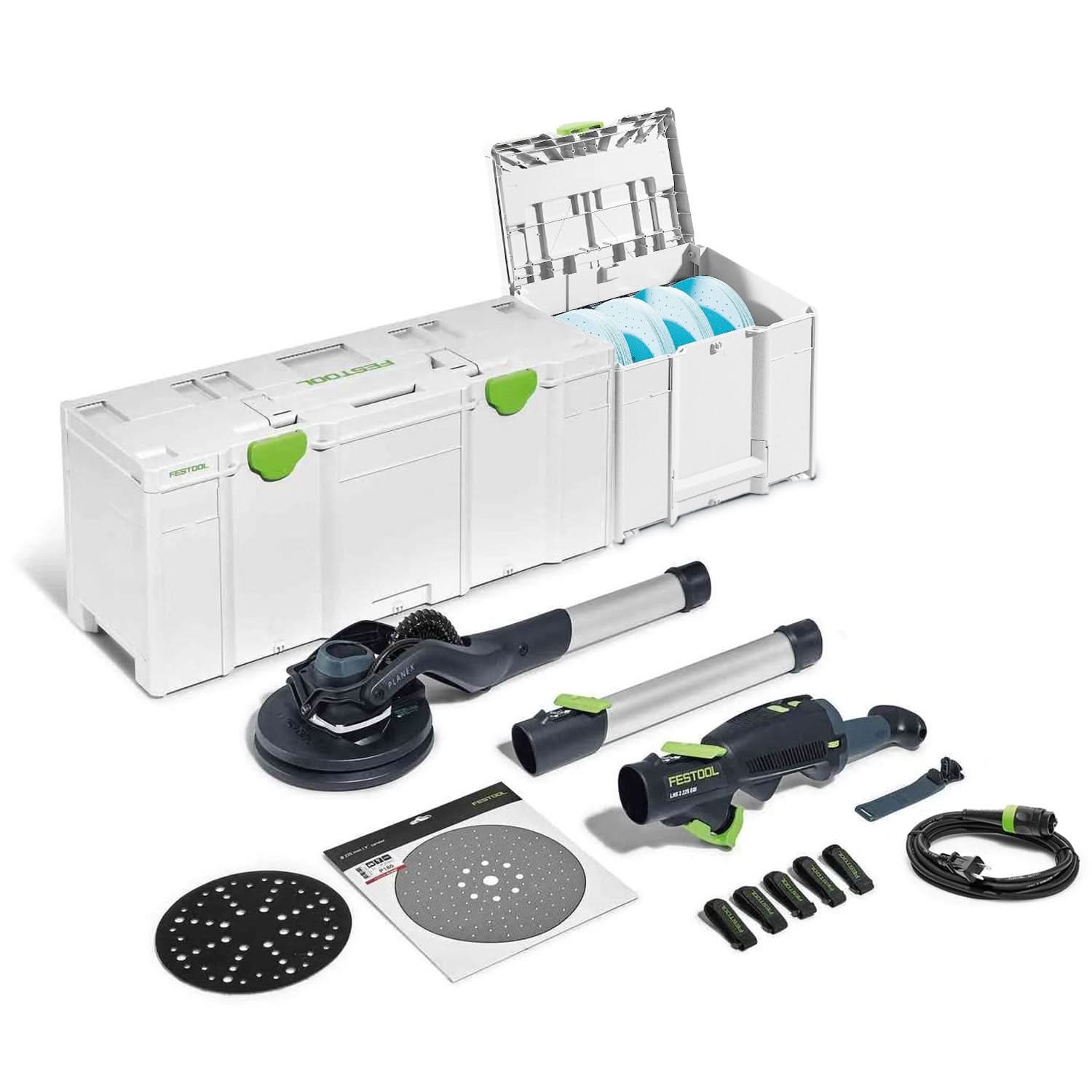 Festool Planex 2.0 Long-Reach Sander Set w/ Granat Abrasive Value Set Systainer - Image 1