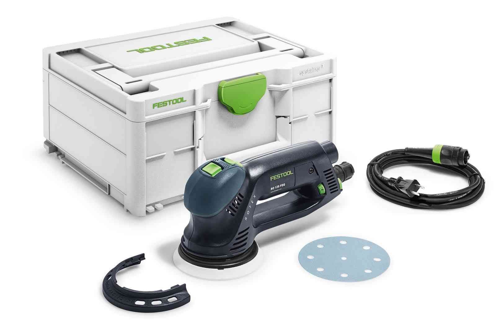 Festool RO 125 FEQ-Plus Rotex 125mm (5") Multi-Mode Sander w/ Granat Abrasive Value Set Systainer - Image 2