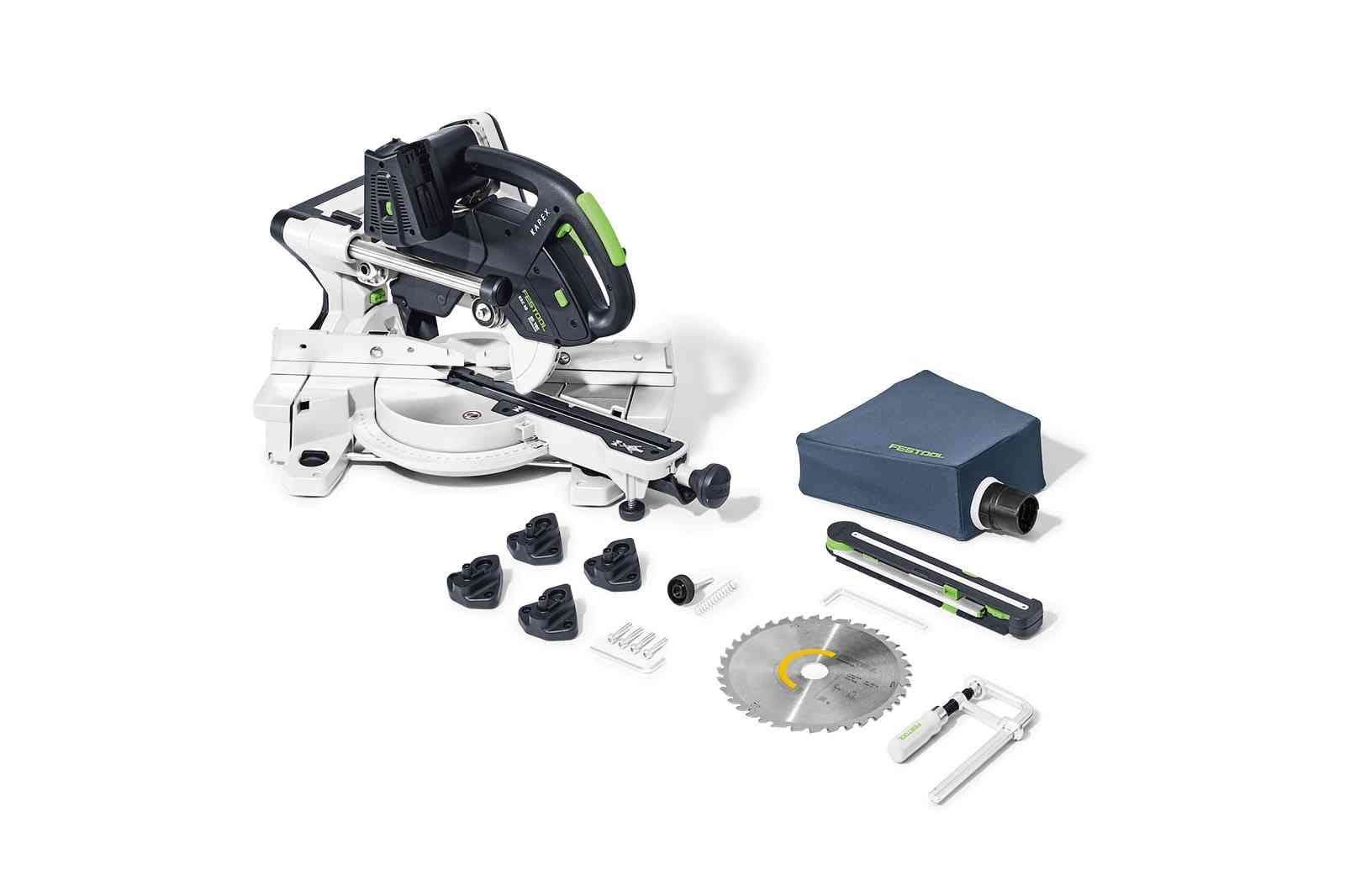Festool Kapex KSC 60 EB Cordless Dual-18V Miter Saw Basic with Metric UG Stand and Extensions - Image 2