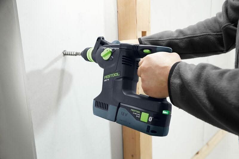 Festool 577450 KHC 18 EB-Basic Cordless Rotary Hammer w/ SYS3 L 187 Systainer, Tool Only - Image 3