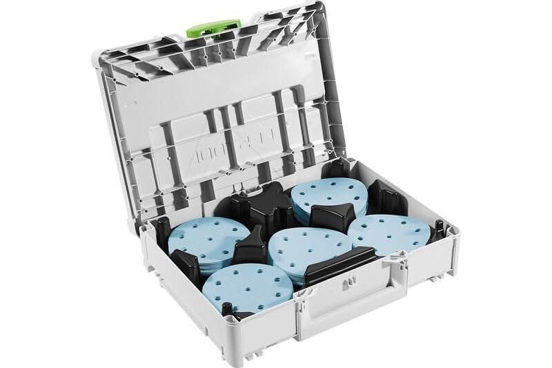 Festool ETS 125 REQ-Plus 125mm (5") Random Orbital Sander Set w/ Granat Abrasive Value Set Systainer - Image 3