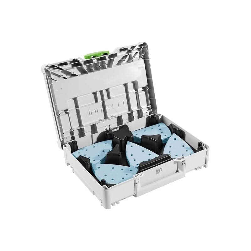 Festool 578195 Granat DTS/DTSC 400 Delta Abrasives 100-Piece Value Set Systainer3