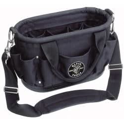 Klein Tools 58888 12 Pocket Tool Tote with Shoulder Strap - Image 1