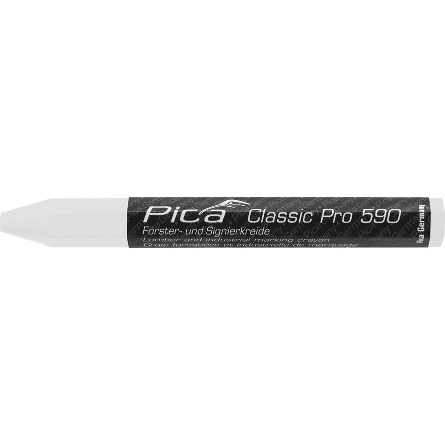 Pica 590/52 Chalk Classic Pro White, 12-Pack - Image 1