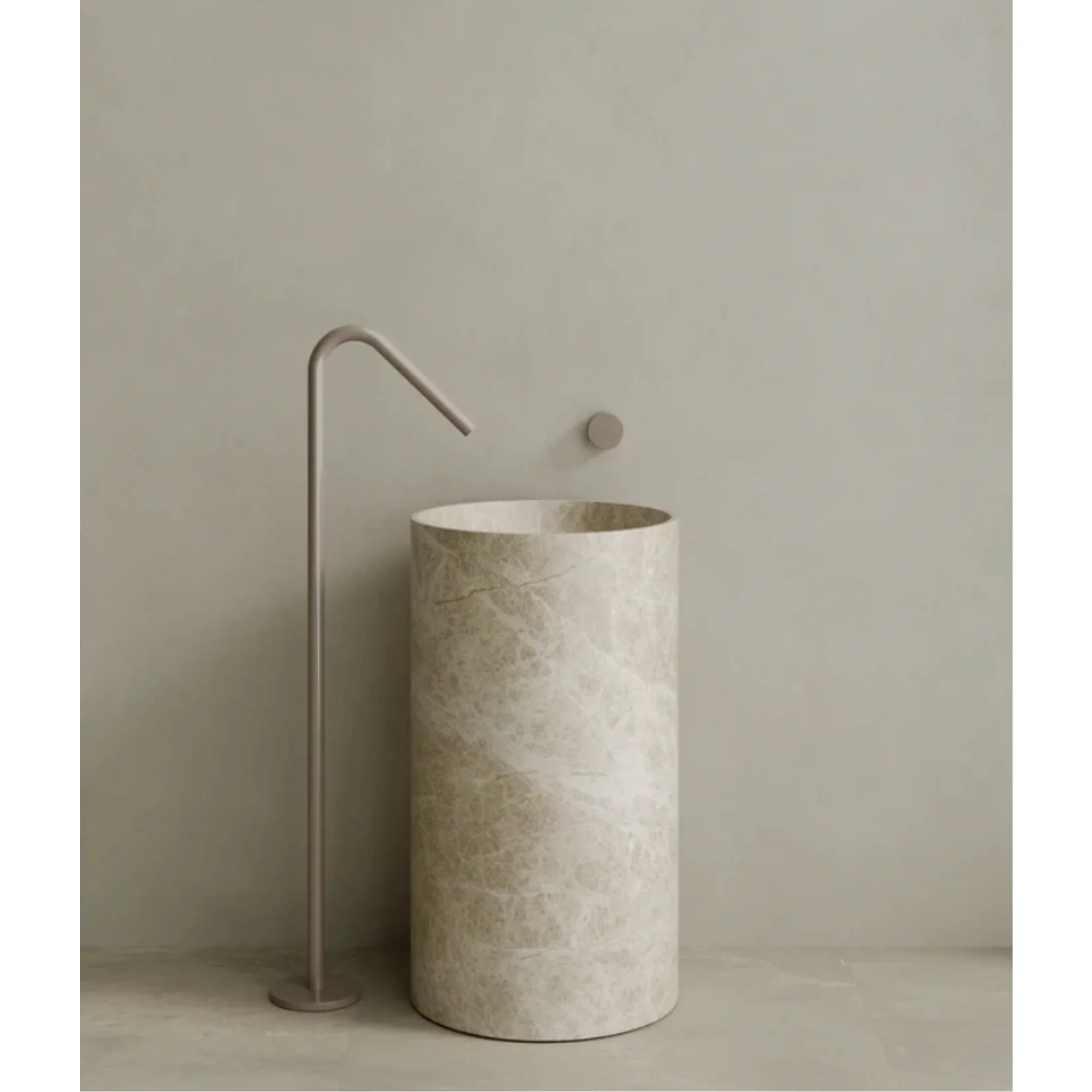 ELEMENTO BATH | ORBITA STONE PEDESTAL SINK | $5,349.30 -  $10,945.00 - Image 3