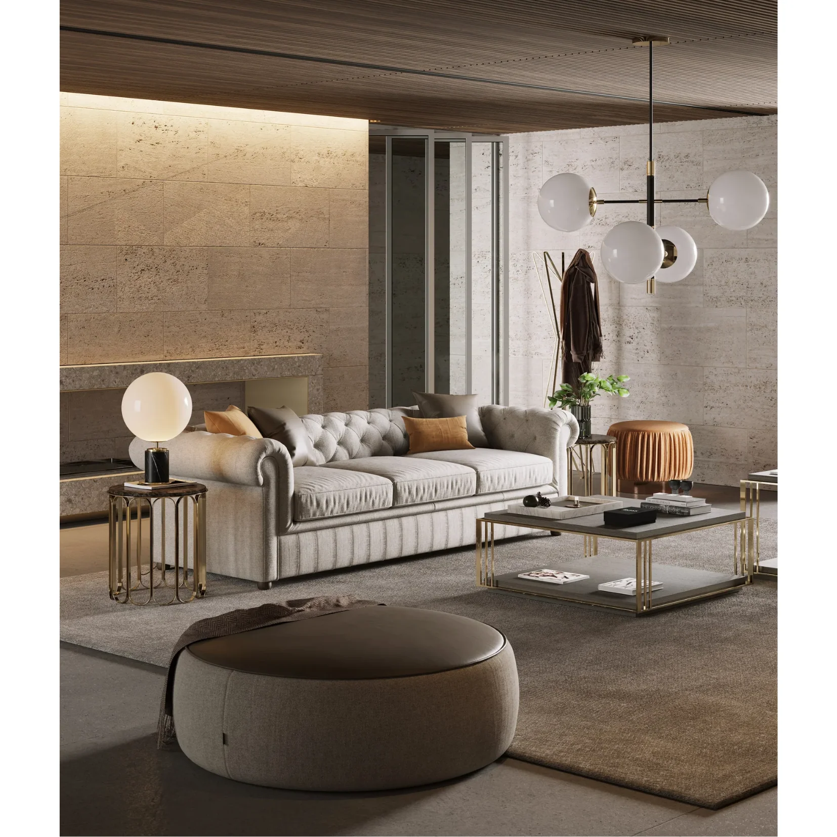 LASKASAS | SEBASTIAN POUF | $4,403.00 - Image 2