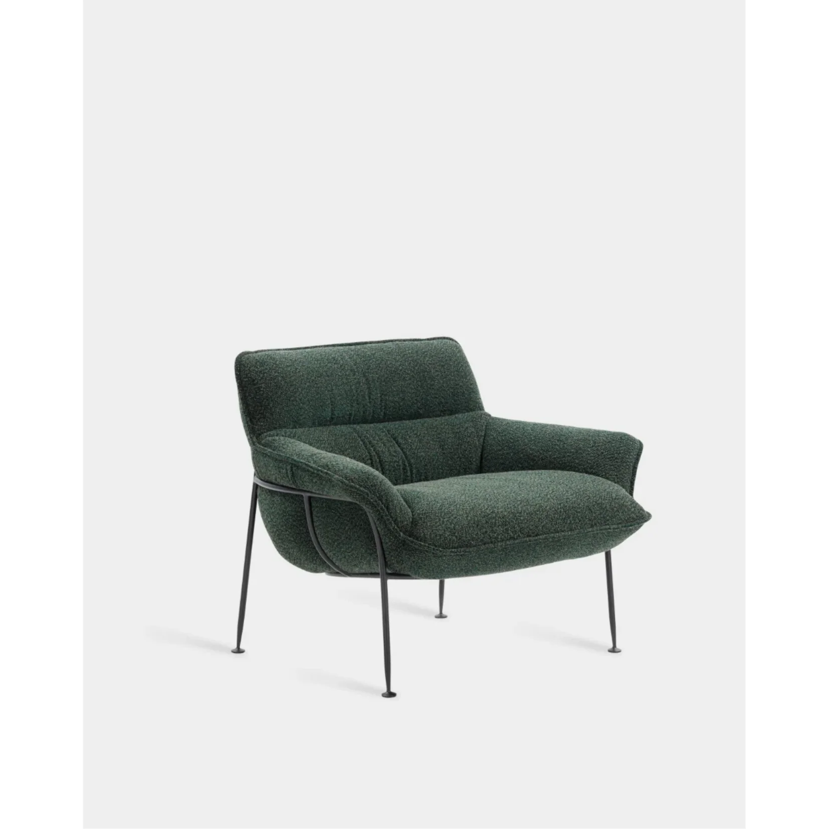DUVET LOUNGE CHAIR In Black Steek Frame | $3,711.00 - $4,514.00 - Image 1
