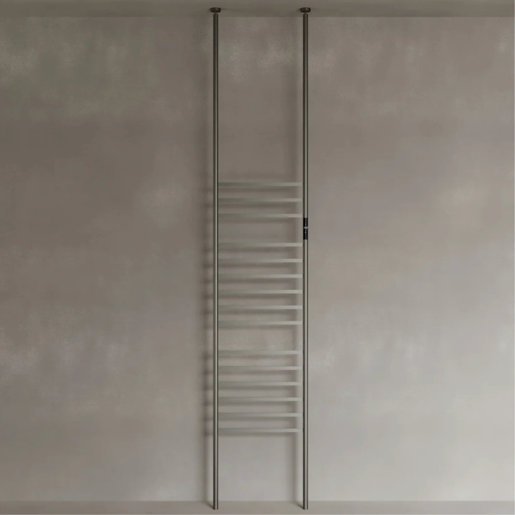 ELEMENTO BATH | FLOOR-TO-CEILING 15 ROD HEATED TOWEL RACK | $1,199.48 - $1,407.24 - Image 3