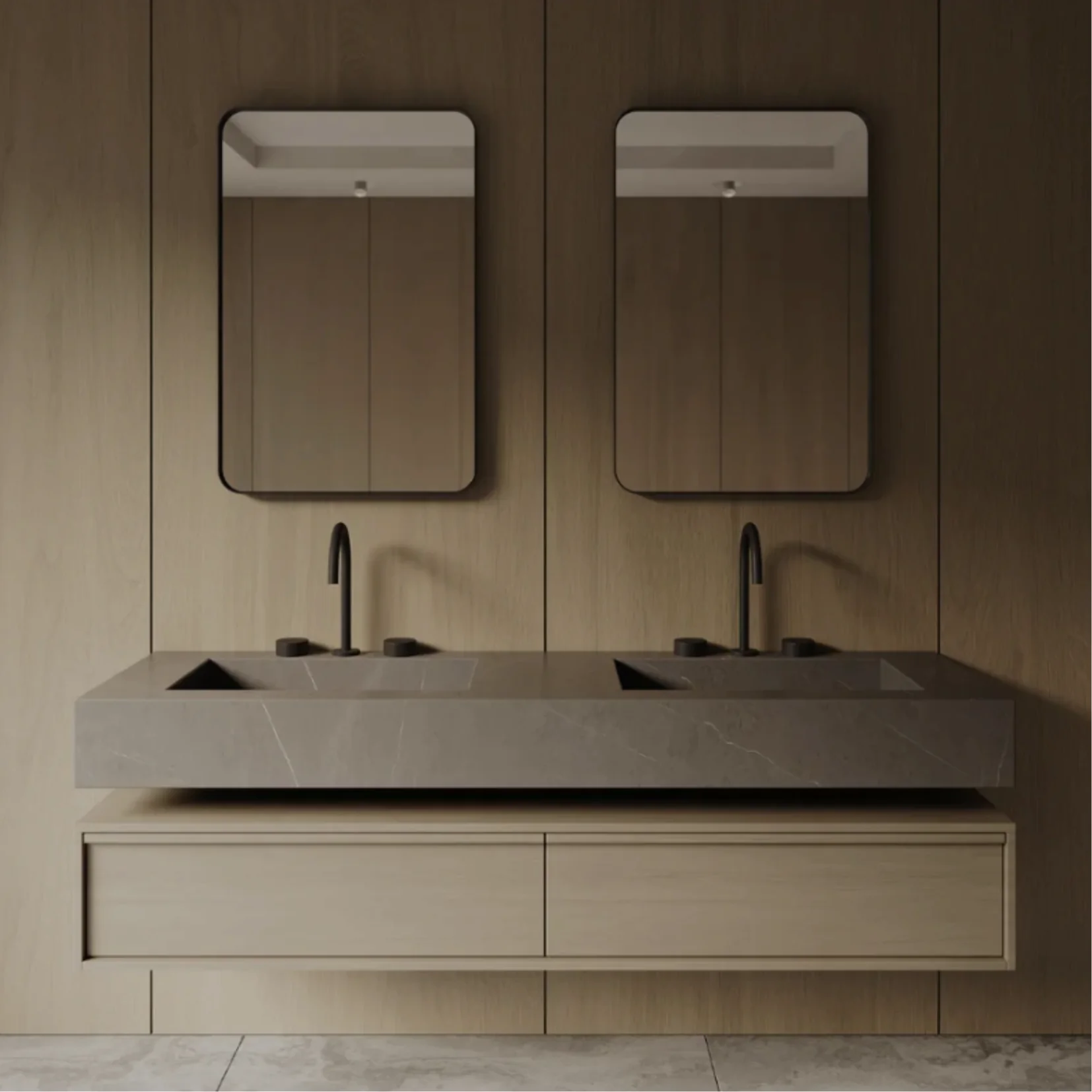 ELEMENTO BATH | 24" x 36" RECTANGULAR METAL FRAME MIRROR | $279.00 - Image 3