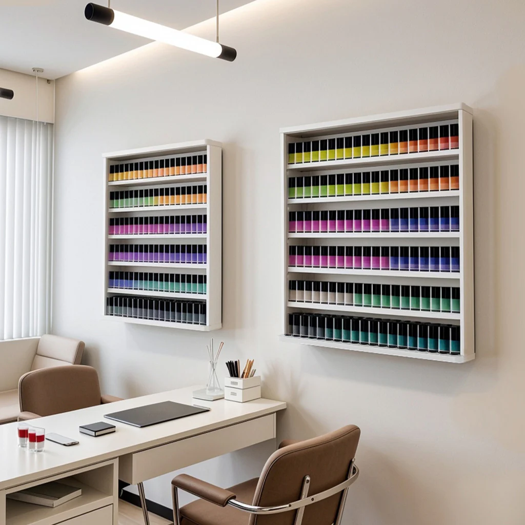 Advwin Double Wall Mount Nail Polish Organizer - Image 3