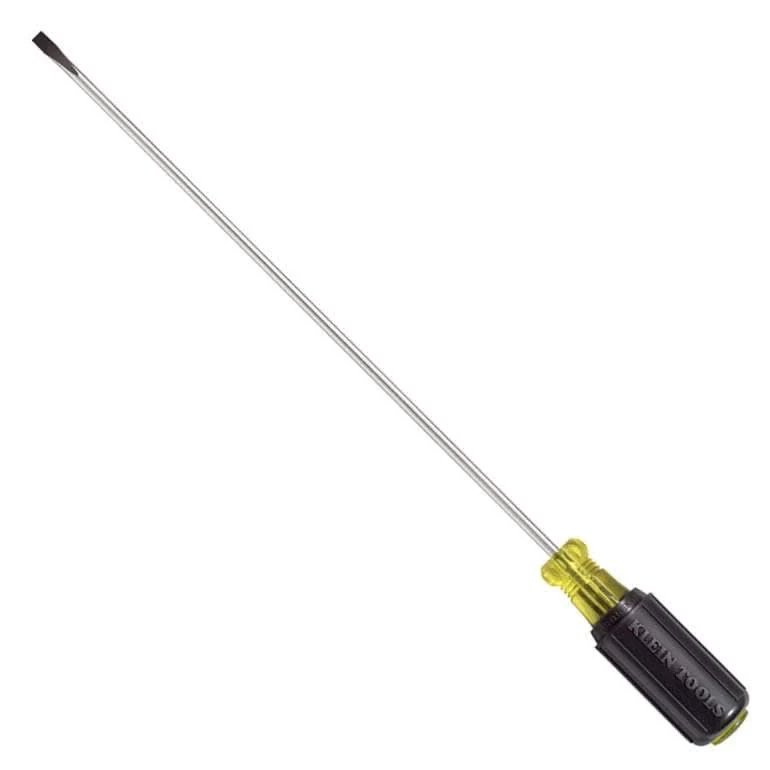 Klein 601-10 3/16" Cabinet-Tip  Screwdriver  10" Round-Shank - Image 1