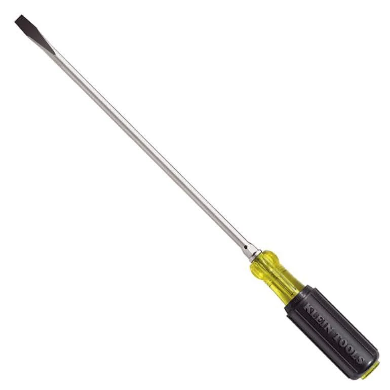 Klein 602-10 3/8″ Keystone-Tip Screwdriver  10″ Heavy-Duty Round-Shank