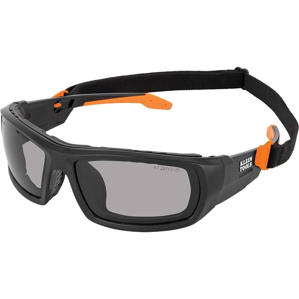 Klein Tools 60471 Professional Full-Frame Gasket Safety Glasses, Gray Lens - Image 3