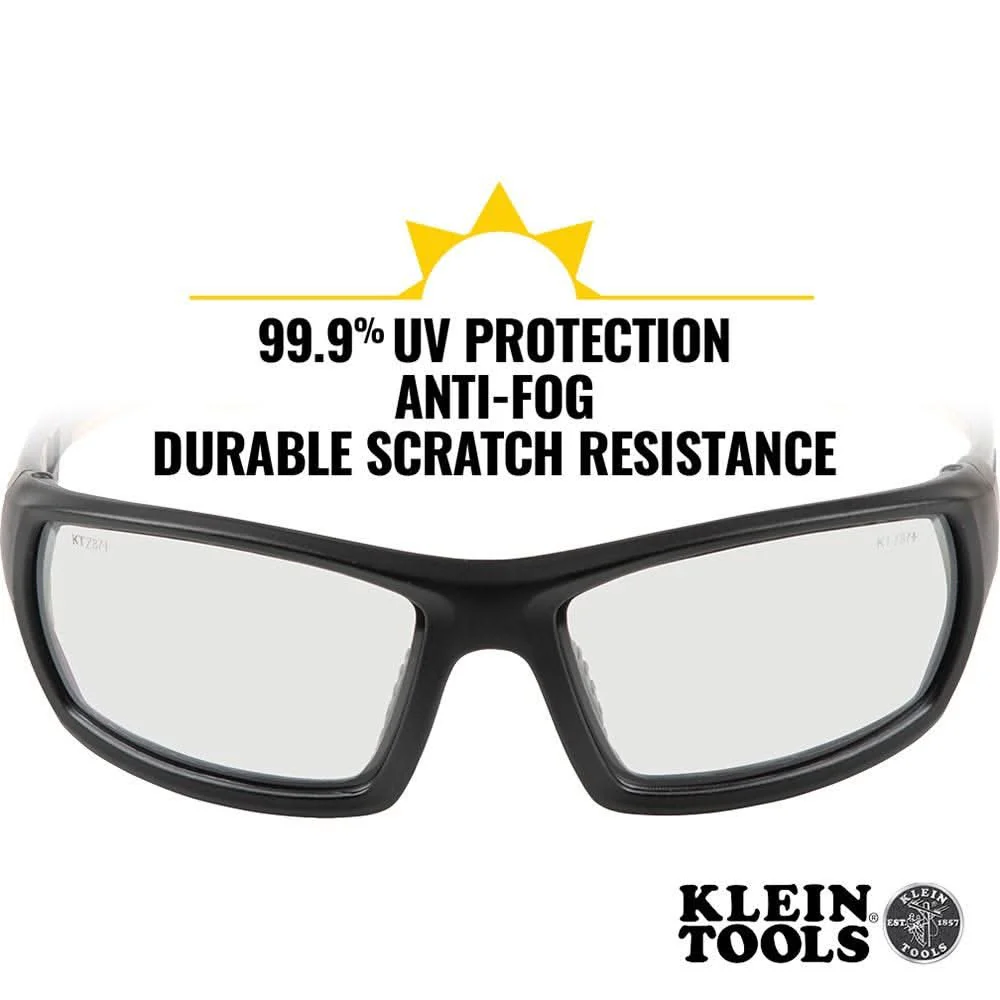 Klein Tools 60537 Professional Full-Frame Safety Glasses, Indoor/Outdoor Lens - Image 3