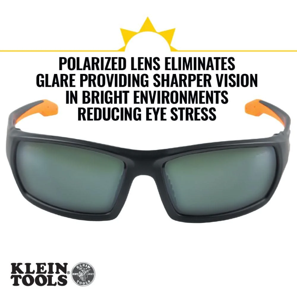 Klein Tools 60539 Professional Full-Frame Safety Glasses, Polarized Lens - Image 2