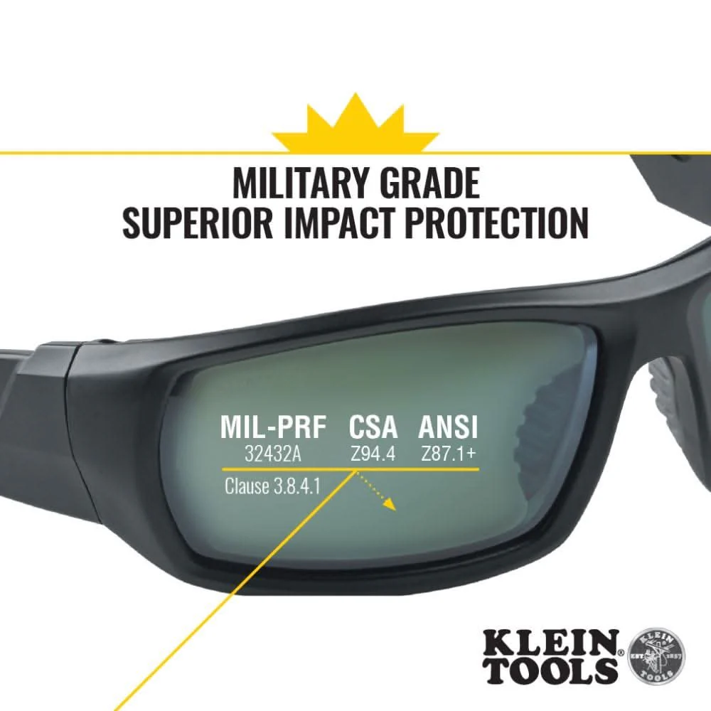 Klein Tools 60539 Professional Full-Frame Safety Glasses, Polarized Lens - Image 3