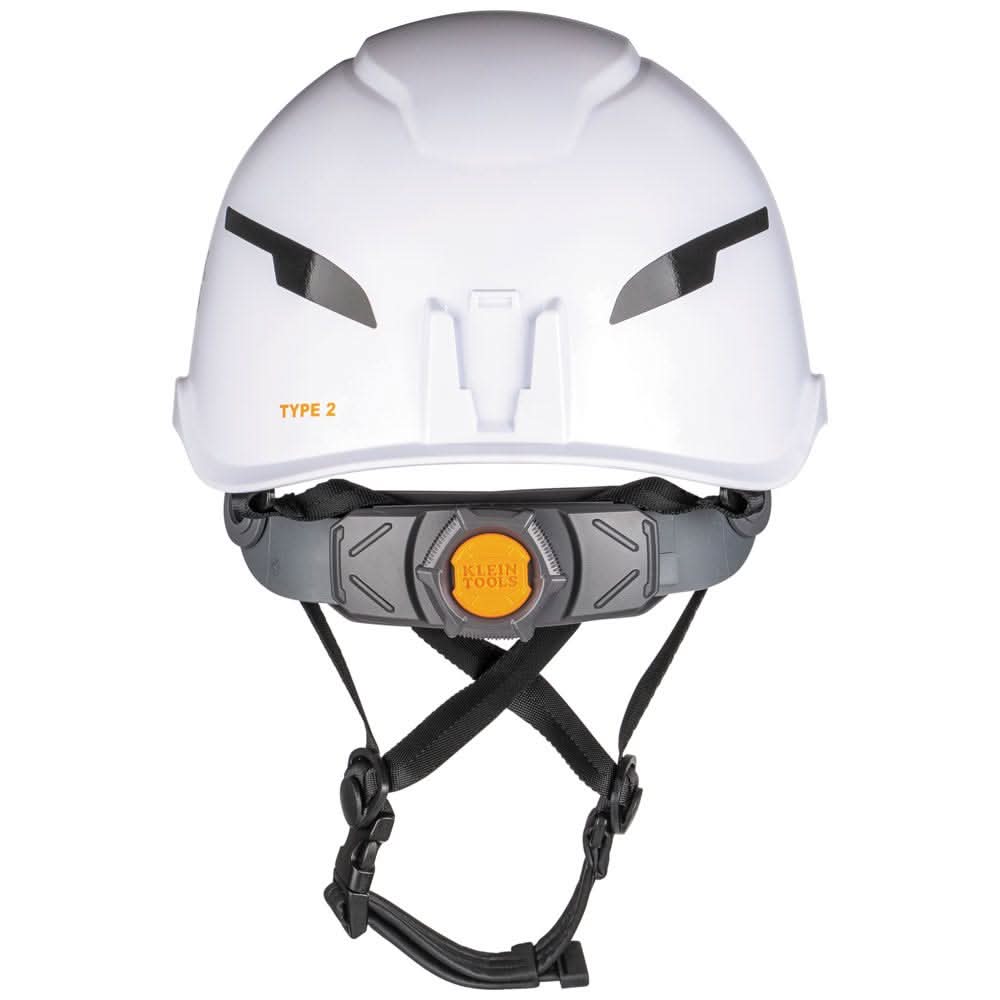 Klein Tools 60564 Safety Helmet, Type-2, Non-Vented Class E, White - Image 2