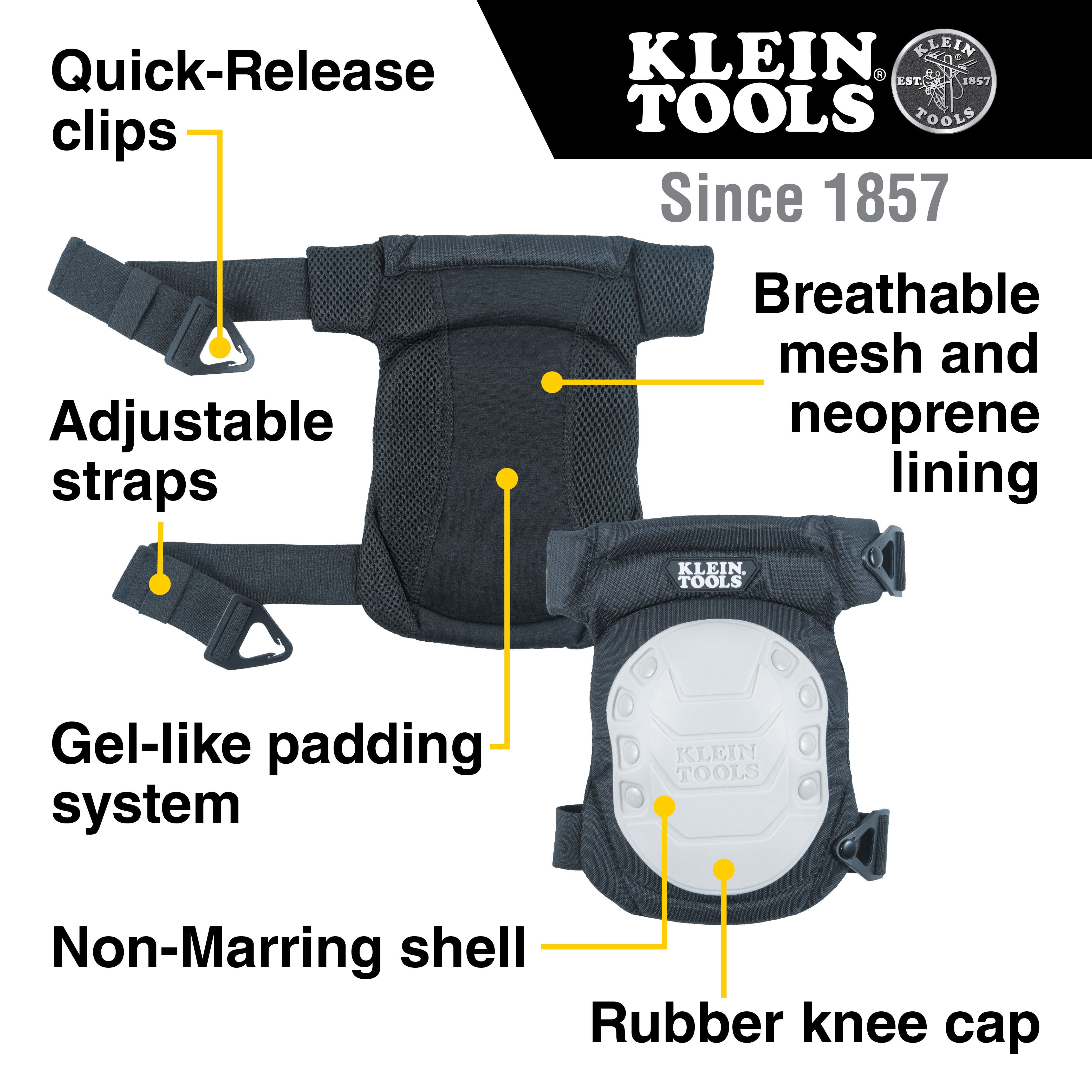 Klein Tools 60846 Non-Marring Semi-Hinged Knee Pad - Image 2