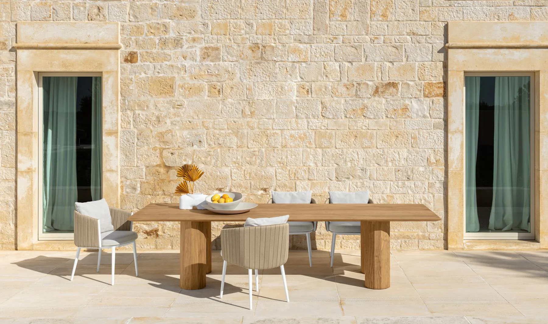 TALENTI | SALINAS  TEAK DINING TABLE - $18.987.71 - $25,716.15 - Image 2