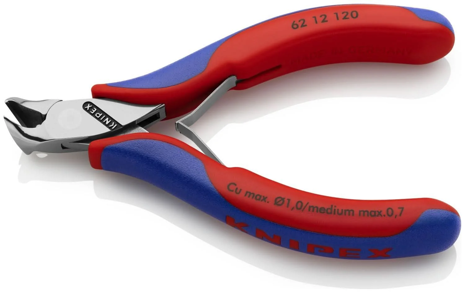 Knipex 62 12 120 Electronics Oblique Cutters - Image 3
