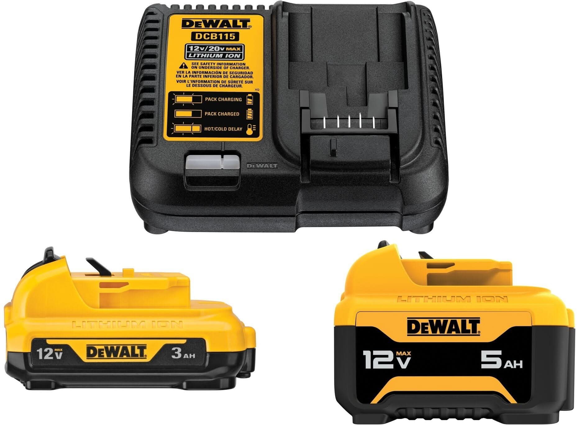 DeWALT DCB135C 12V Starter Kit 3Ah and 5Ah Battery with Charger (PROMO)