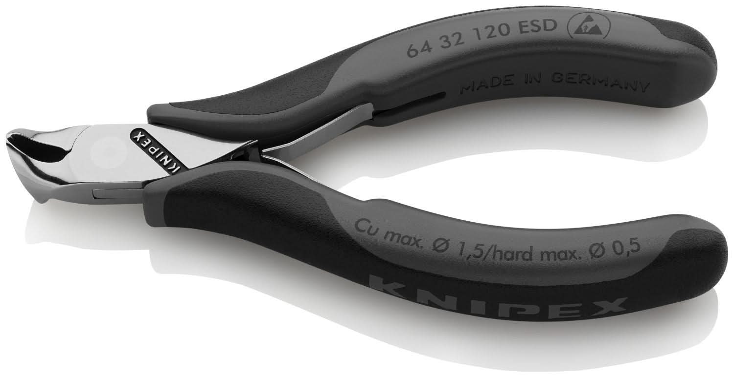 Knipex 64 32 120 Electronics End Cutting Nippers - Image 3