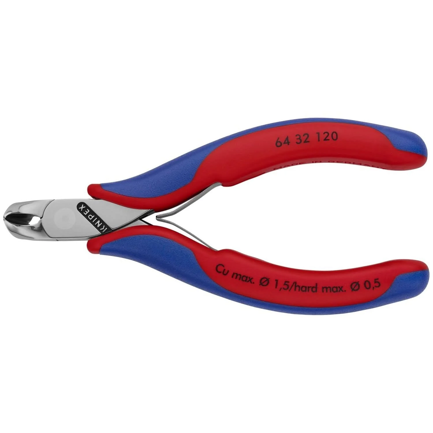 Knipex 64 32 120 Electronics End Cutting Nippers - Image 1