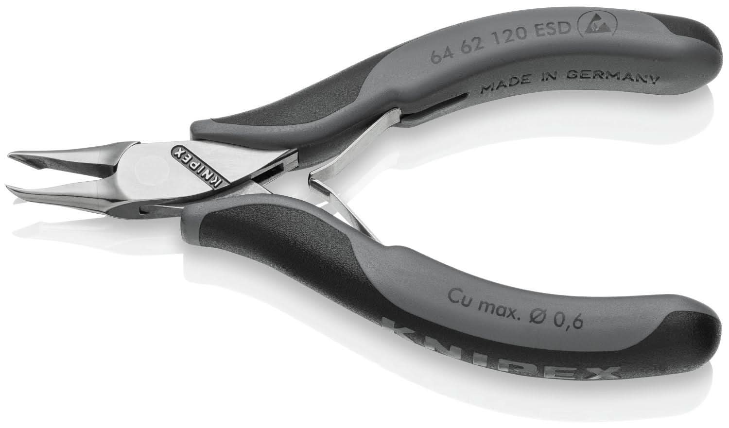 Knipex 64 62 120 ESD Electronics End Cutting Nippers-ESD Handles - Image 3