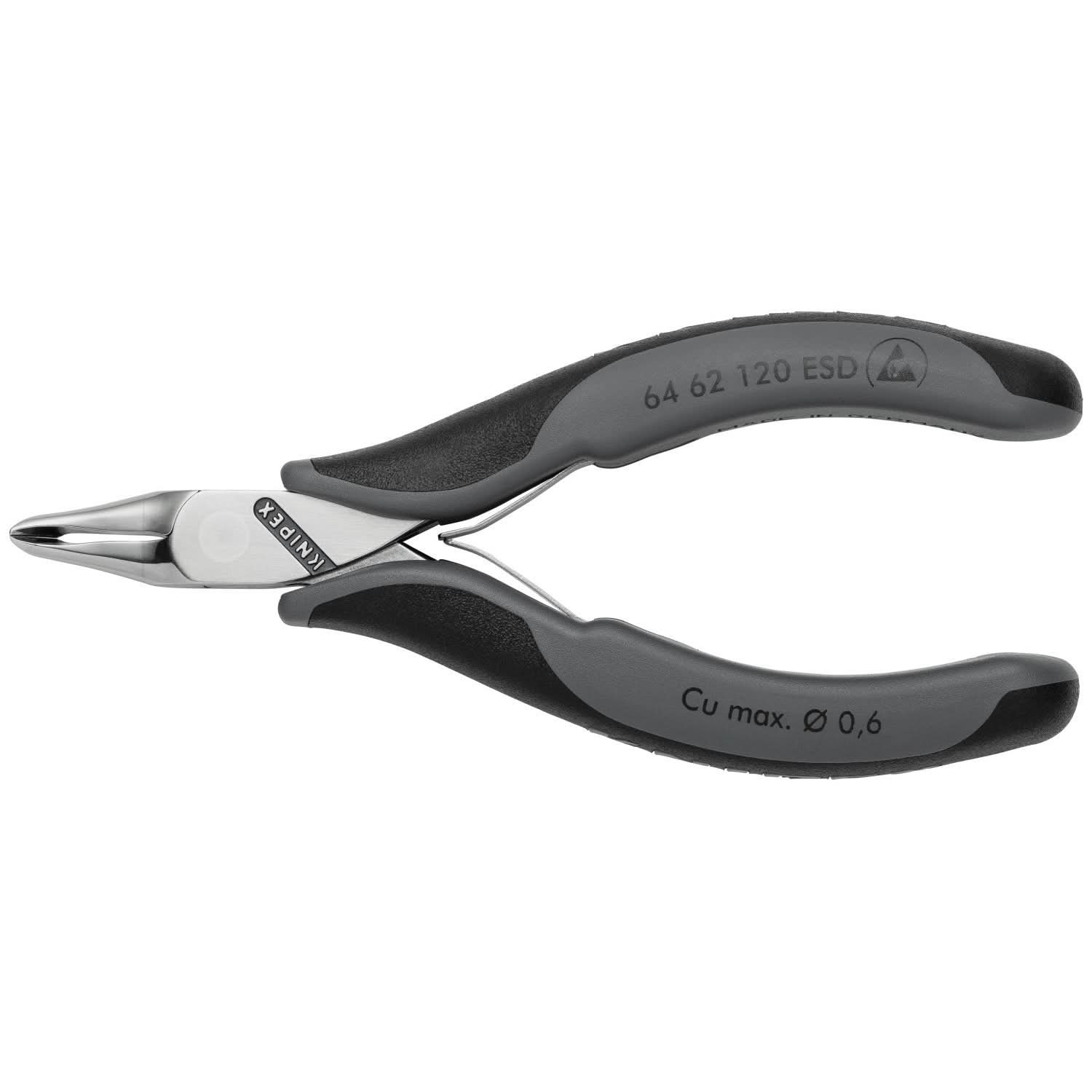 Knipex 64 62 120 ESD Electronics End Cutting Nippers-ESD Handles