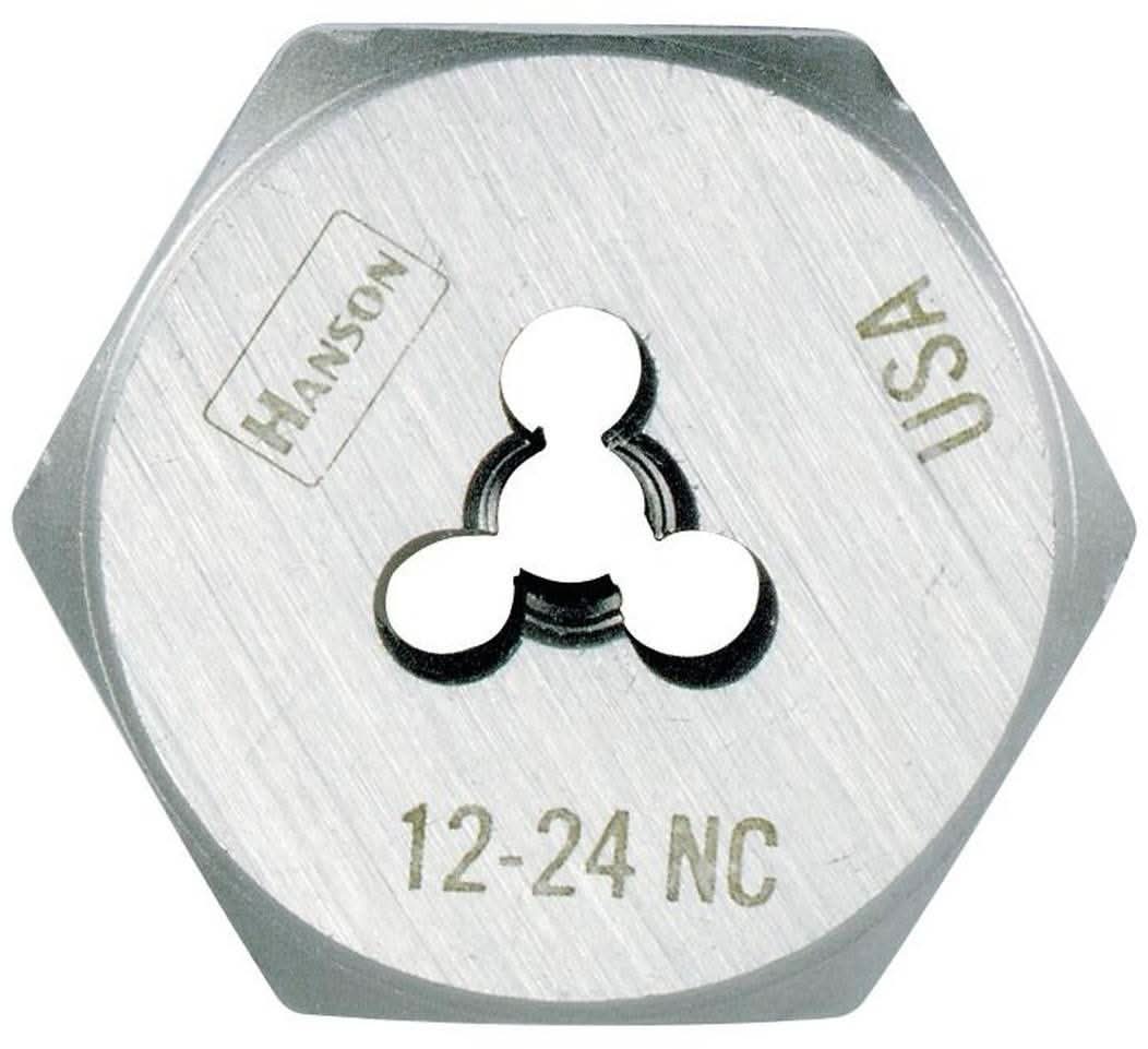 Irwin 6432ZR HANSON Hexagon Machine Screw Die 12 - 24 NC 1-in. dia. - Image 3