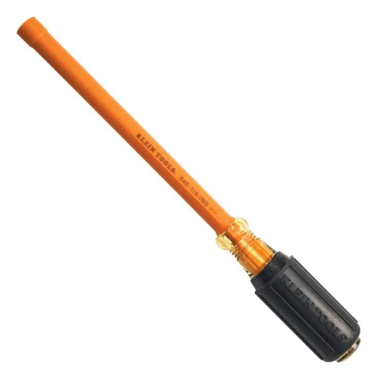 Klein 646-1/4-INS 1/4 " Insulated Cushion-Grip, Hollow-Shaft Nut Driver - Image 1