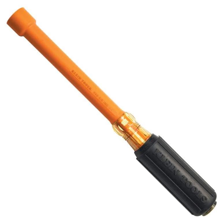 Klein 646-5/8-INS Insulated Cushion-Grip, 5/8″ Hollow Shaft Nut Driver 6″ Shank
