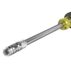 Klein Tools 65129 2-in-1 Nut Driver, Hex Head Slide Drive, 6-Inch - Image 2
