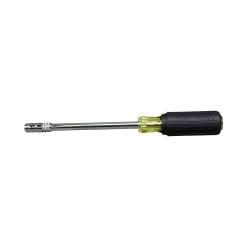 Klein Tools 65129 2-in-1 Nut Driver, Hex Head Slide Drive, 6-Inch - Image 1