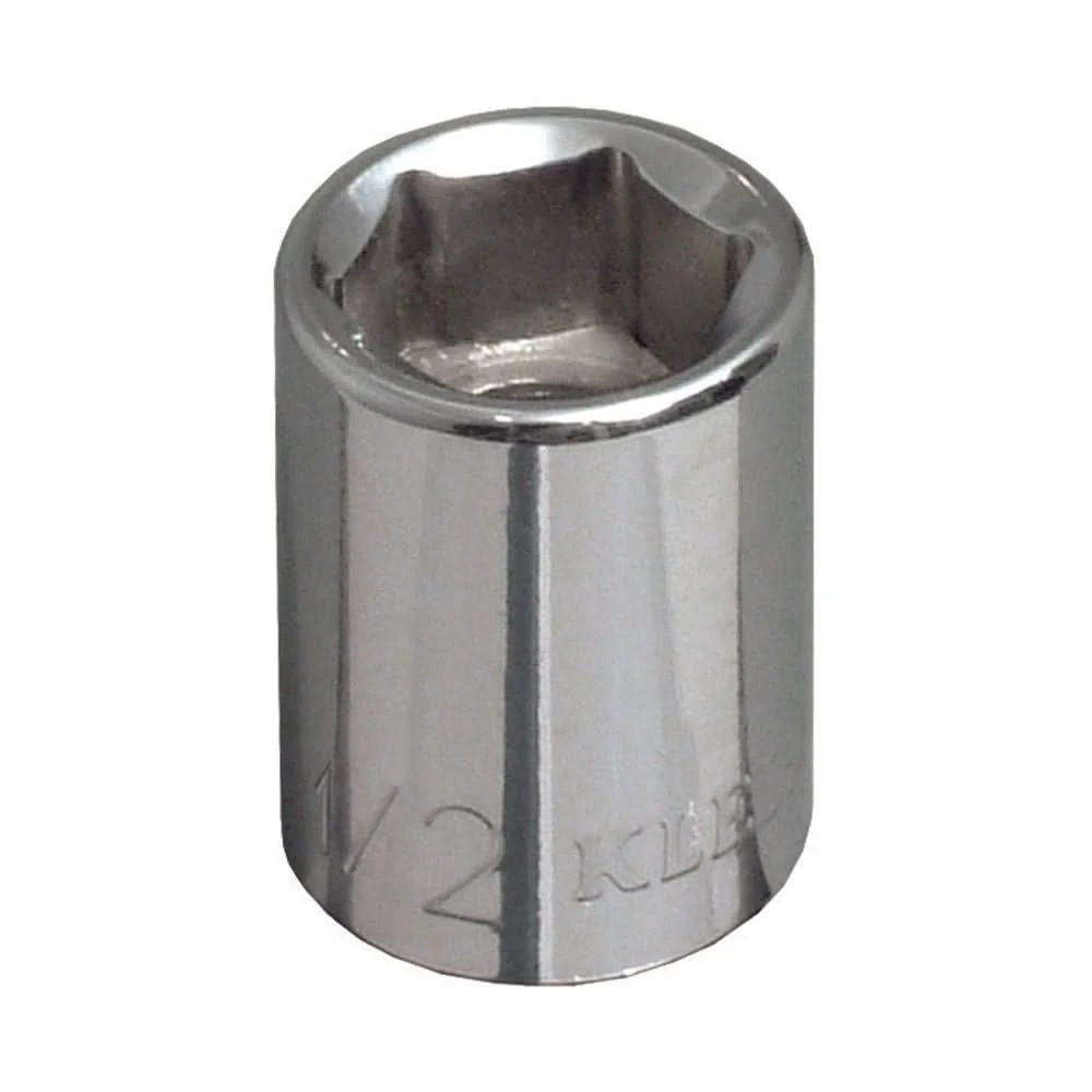 Klein Tools 65703 9/16-Inch Standard 6-Point Socket, 3/8-Inch Drive - Image 1