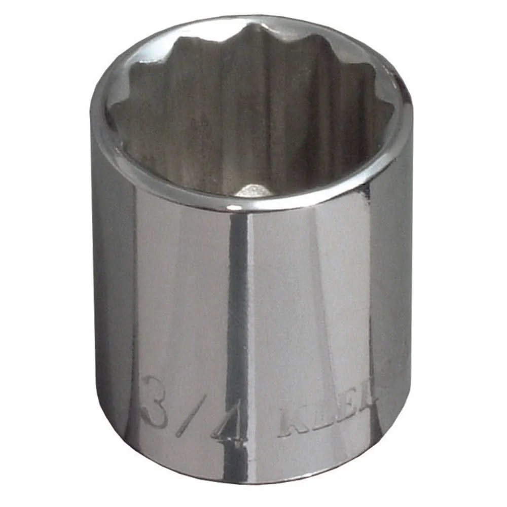 Klein Tools 65708 7/8-Inch Standard 12-Point Socket, 3/8-Inch Drive - Image 1
