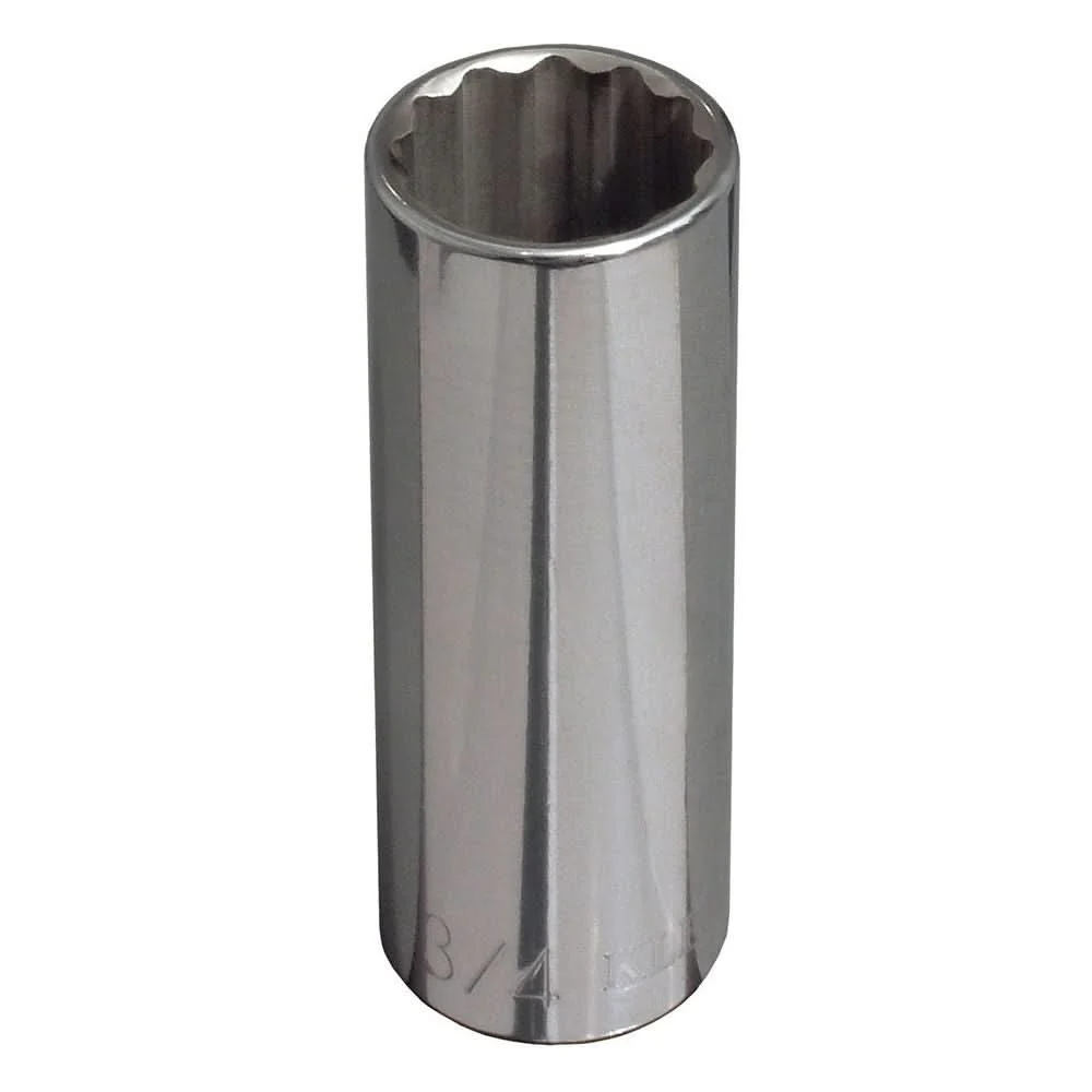 Klein Tools 65826 9/16-Inch Deep 12-Point Socket, 1/2-Inch Drive - Image 1