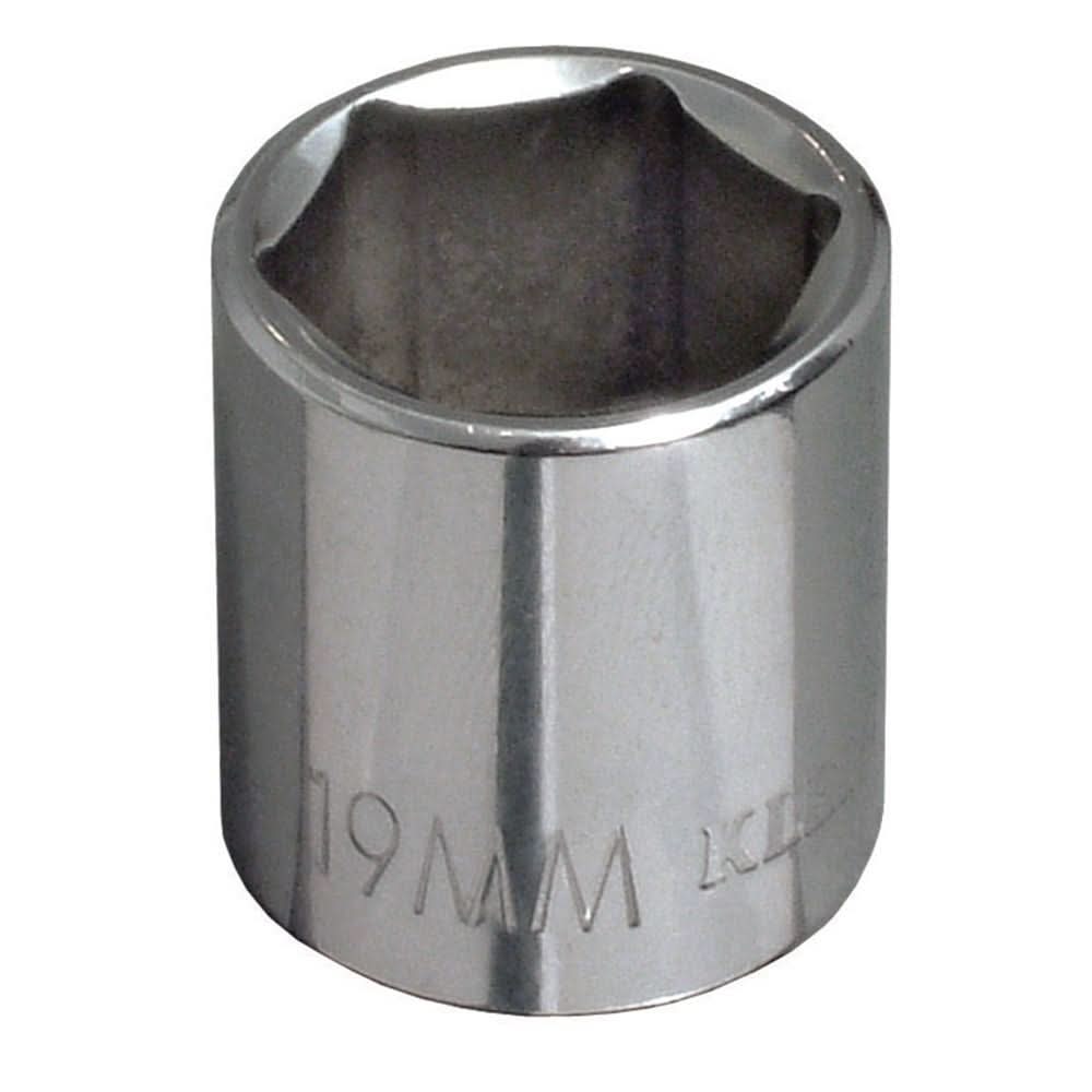 Klein Tools 65908 8 mm Metric 6-Point Socket - 3/8-Inch Drive - Image 1