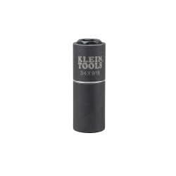 Klein Tools 66004 2-in-1 Impact Socket, 6-Point, 3/4 and 9/16-Inch - Image 1
