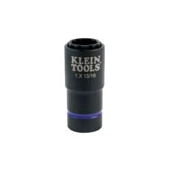 Klein Tools 66015 2-in-1 Impact Socket, 12-Point, 1 and 13/16-Inch - Image 1