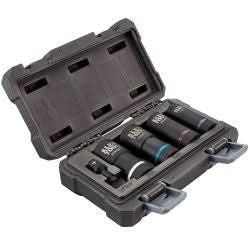 Klein Tools 66050E 2-in-1 Metric Impact Socket Set, 12-Point, 5-Piece - Image 1