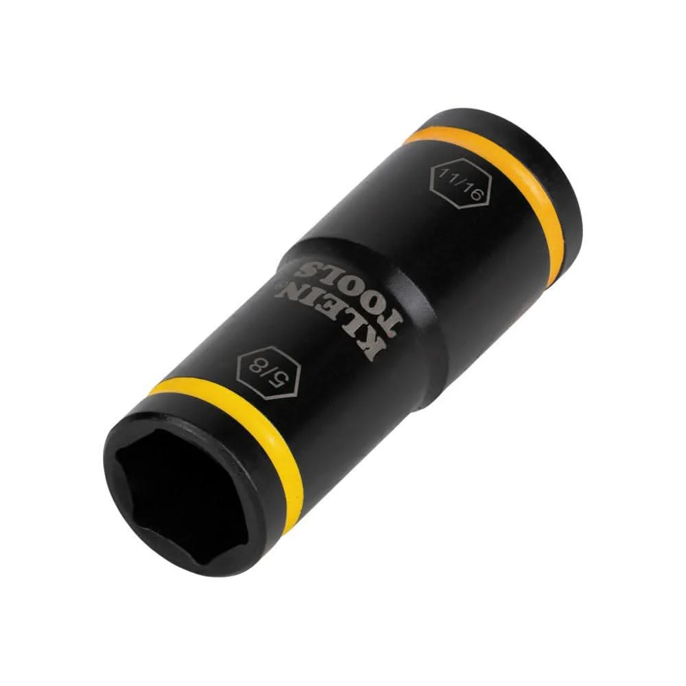 Klein Tools 66075 Flip Impact Socket, 11/16 and 5/8-Inch - Image 3